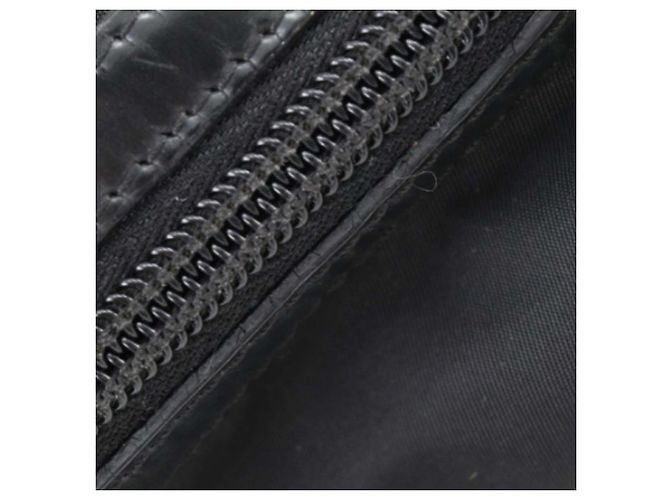 Borsa a tracolla Prada Black Canapa Logo Tessuto Nero - vista 15
