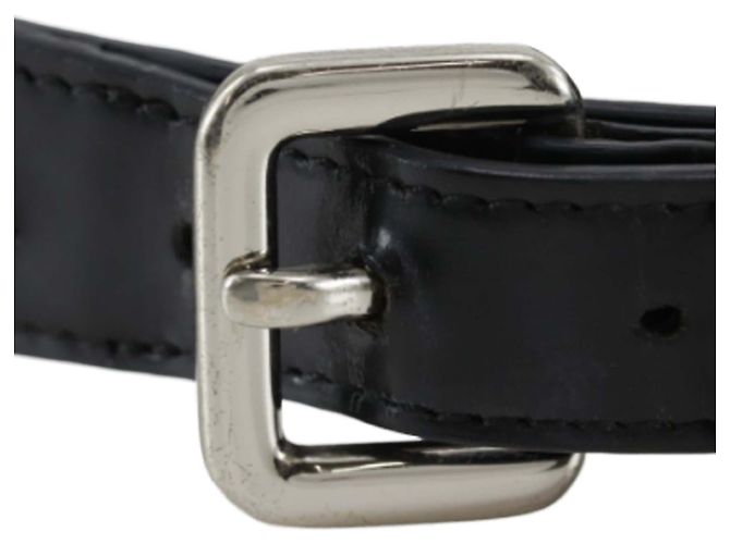 Borsa a tracolla Prada Black Canapa Logo Tessuto Nero - vista 22