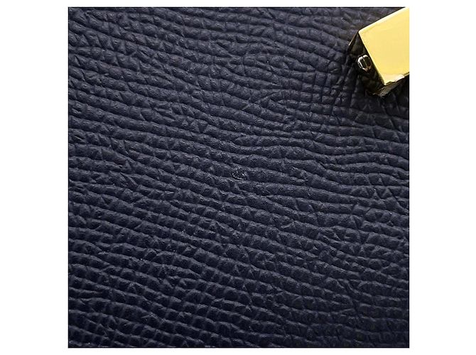 Hermès Blue Epsom Chaine d Ancre To Go Wallet Navy blue - view 7