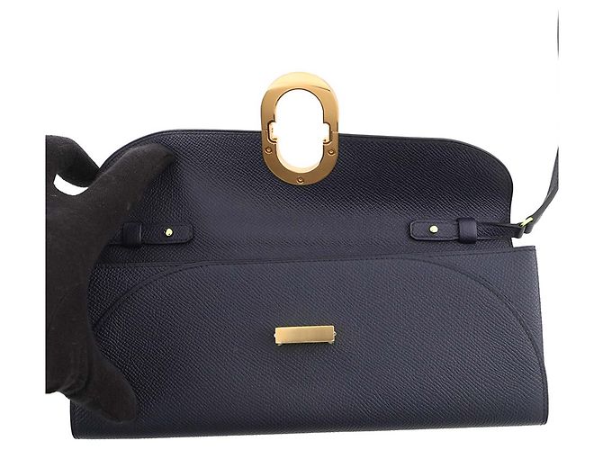 Hermès Blue Epsom Chaine d Ancre To Go Wallet Navy blue - view 8