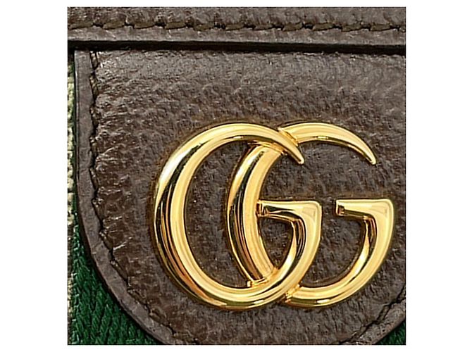Borsa Vanity Gucci Beige Small GG Supreme Web Ophidia - vista 5