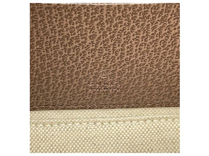 Borsa Vanity Gucci Beige Small GG Supreme Web Ophidia - vista 6