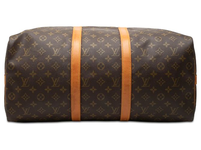 Louis Vuitton Marrón Monogram Keepall Bandouliere 50 Castaño - vista 3