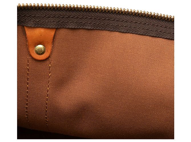 Louis Vuitton Marrón Monogram Keepall Bandouliere 50 Castaño - vista 6