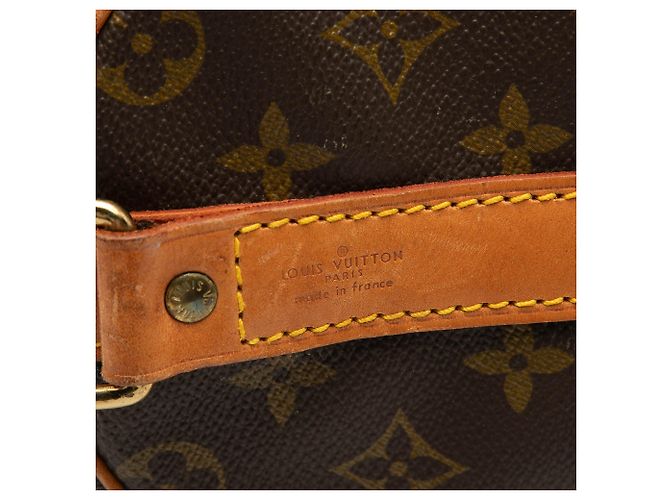 Louis Vuitton Marrón Monogram Keepall Bandouliere 50 Castaño - vista 7