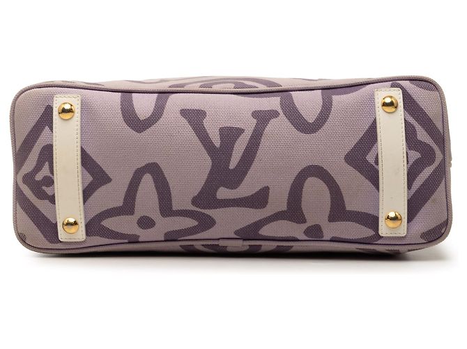 Louis Vuitton Purple Monogram Tahitienne Cabas PM Porpora - vista 3