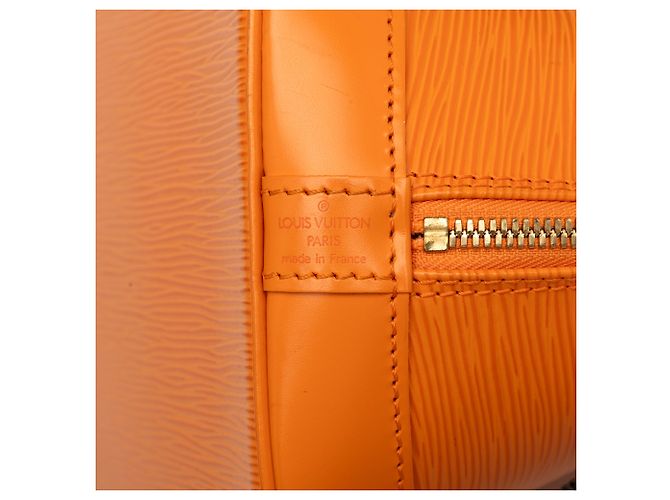 Louis Vuitton Orange Epi Alma PM Arancione - vista 5
