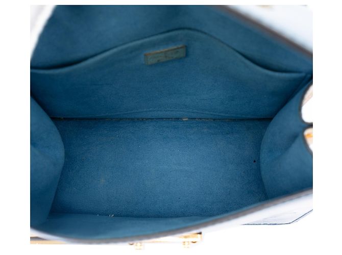 Louis Vuitton Blue Monogram Vernis Spring Street Blu chiaro - vista 4