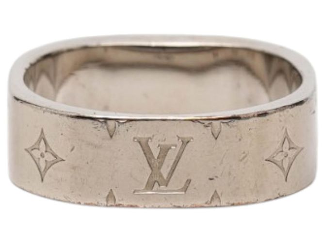 Louis Vuitton Nanogram Ring aus silberfarbenem Messing - Ansicht 3