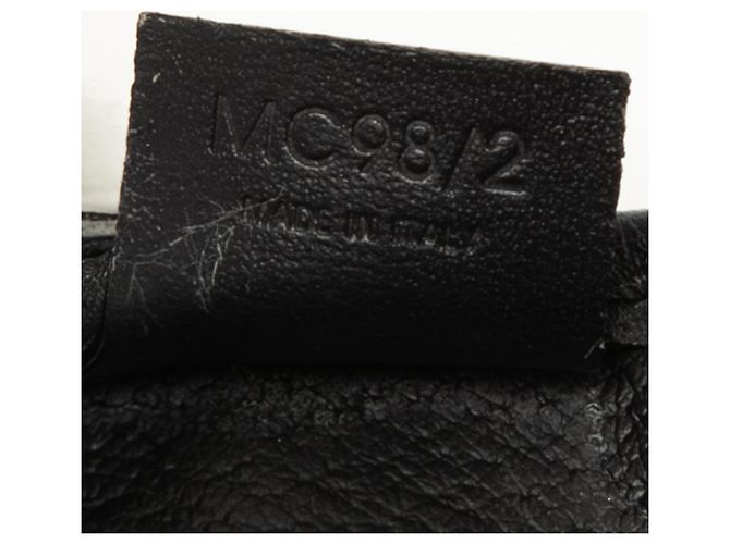 Céline Clutch Celine in tela rivestita Macadam nera Nero - vista 6