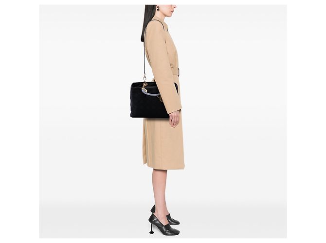 Dior Black Large Nylon Cannage Lady Dior Nero - vista 6
