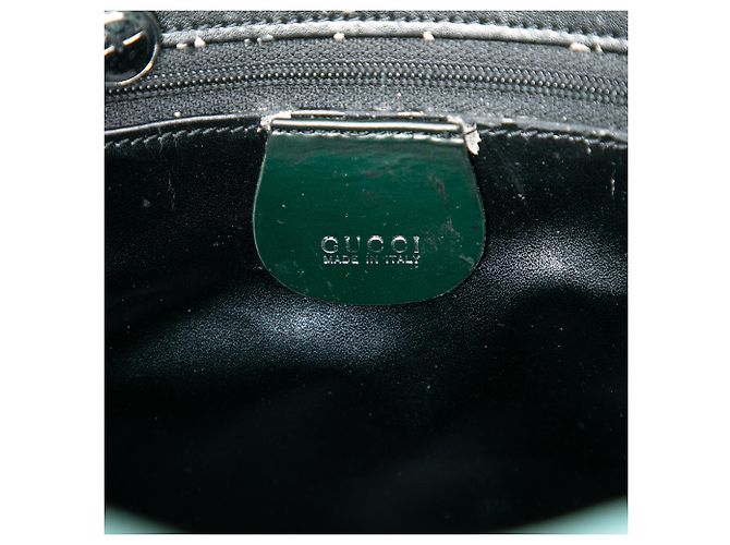 Borsa bucket Gucci in pelle di vitello verde con Interlocking G Verde scuro - vista 5