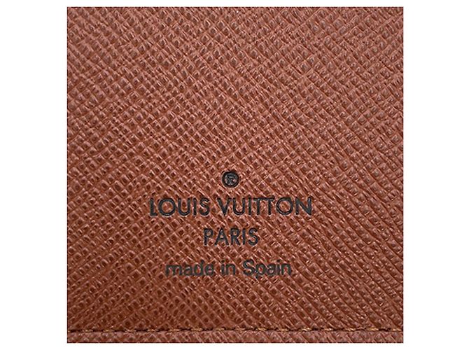 Cartera Louis Vuitton Brown Monogram Brazza Castaño - vista 5
