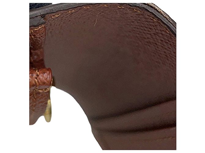 Cartera Louis Vuitton Brown Monogram Brazza Castaño - vista 8