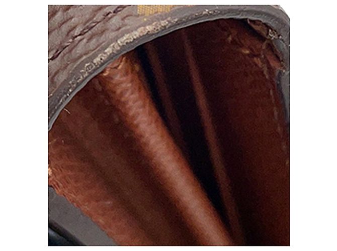 Cartera Louis Vuitton Brown Monogram Brazza Castaño - vista 9