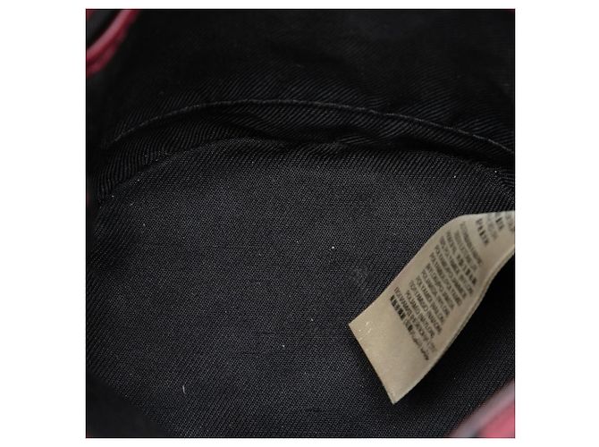 Borsa a secchiello Burberry Red Baby Haymarket Check Nylon Overdyed Rosso Bordò - vista 4