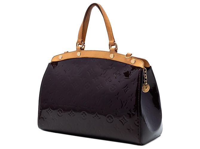 Louis Vuitton Purple Monogram Vernis Brea MM Porpora - vista 2