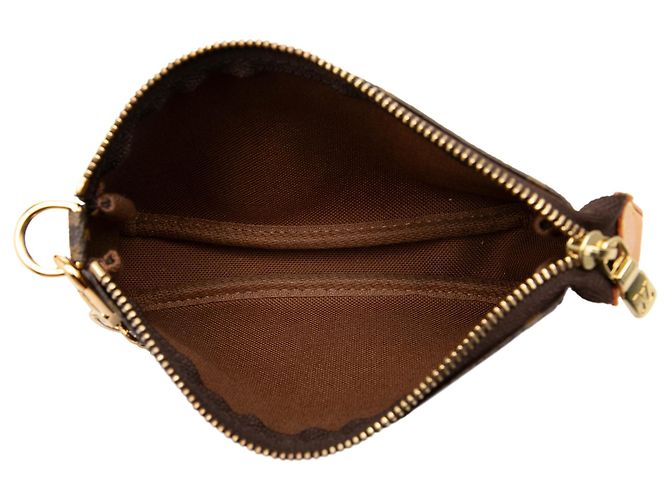 Louis Vuitton Marron Monogram Mini Pochette Accessoires - vue 4