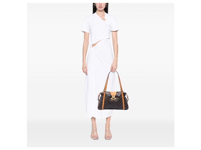 Louis Vuitton Marrone Monogram Stresa GM - vista 6