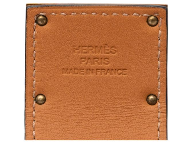 Bracciale Kelly Extreme in Epsom nero e placcato oro Hermès - vista 5