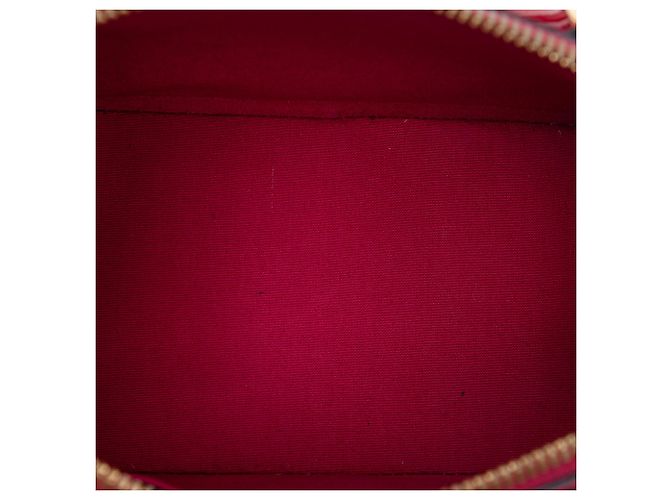 Louis Vuitton Alma BB in Vernis Monogram Rouge Rosso - vista 4