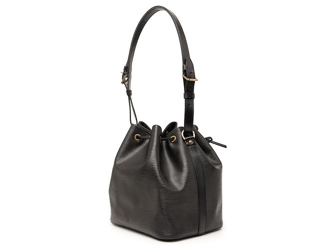 Louis Vuitton Petit Noe em couro Epi preto - vista 2