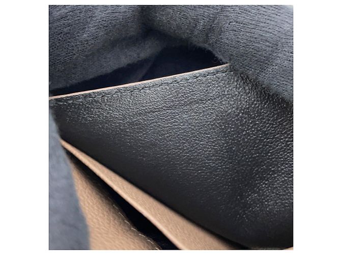 Cartera de cuero tríptico Yves Saint Laurent Castaño - vista 7