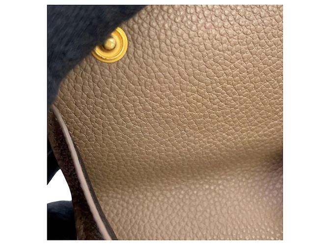 Cartera de cuero tríptico Yves Saint Laurent Castaño - vista 8