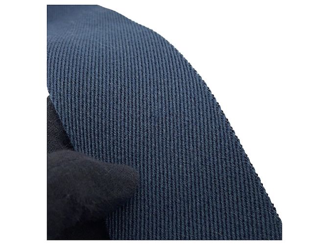 16 Céline Borsa a mano e borsa a tracolla Celine in rafia blu navy - vista 11