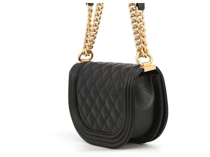 Boy Borsa a Spalla con Catena Chanel Black Nero - vista 2