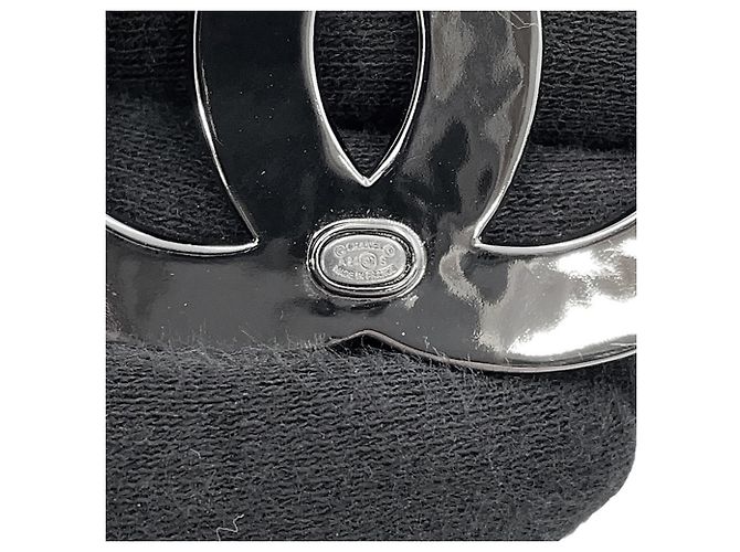Broche Chanel preta e prata Preto - vista 8