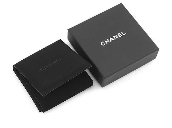 Broche Chanel preta e prata Preto - vista 9