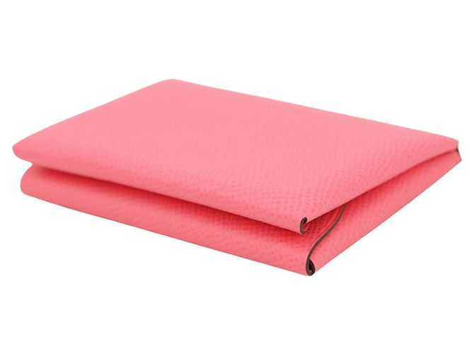 Monedero Calvi Duo Hermès en Rose Azalee Rosa - vista 2
