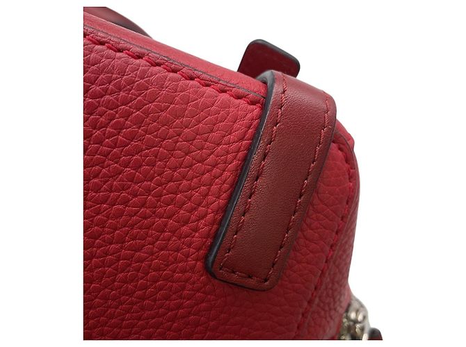 Borsa a mano in pelle Loewe Goya Small Rosso - vista 10