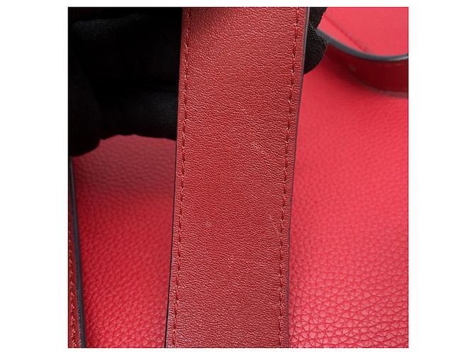 Borsa a mano in pelle Loewe Goya Small Rosso - vista 12