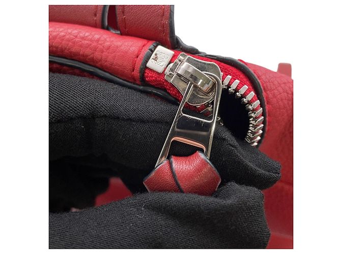 Borsa a mano in pelle Loewe Goya Small Rosso - vista 14