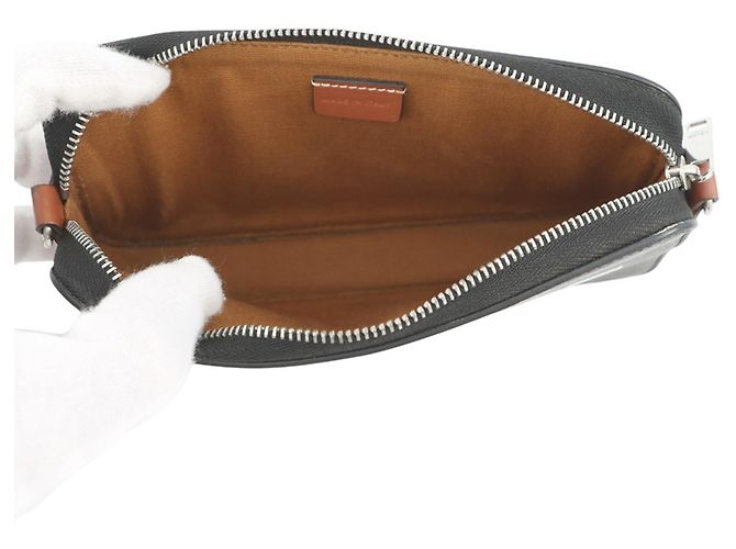 Céline Borsa a tracolla in pelle Celine Marrone Marrone scuro - vista 5