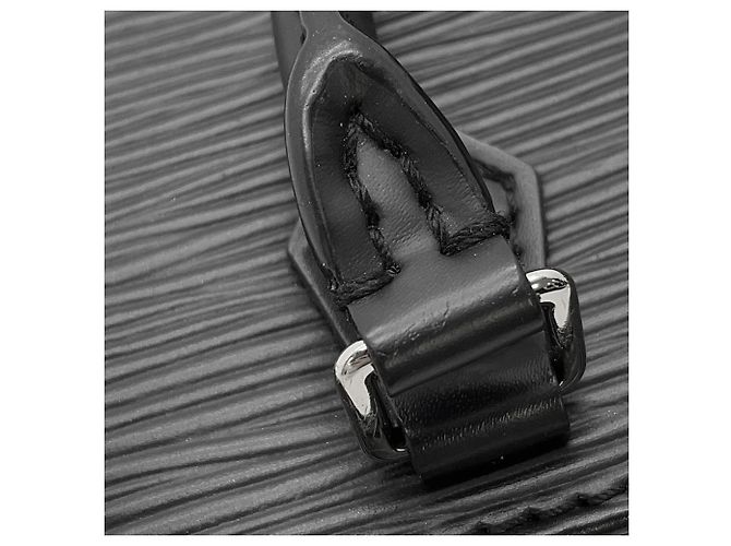 Borsa Louis Vuitton Epi Petite Sac Plat Nero - vista 11