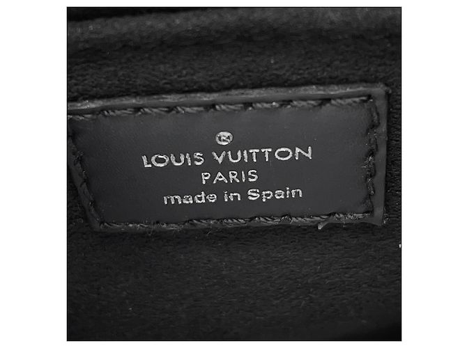 Borsa Louis Vuitton Epi Petite Sac Plat Nero - vista 17