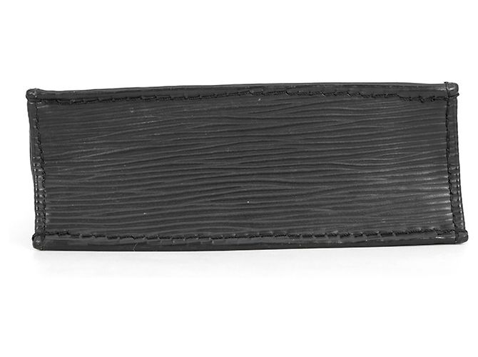 Borsa Louis Vuitton Epi Petite Sac Plat Nero - vista 3