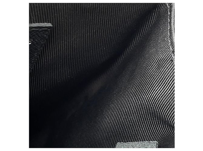Borsa a tracolla Louis Vuitton Damier Distorted Steamer XS Nero Bianco - vista 8