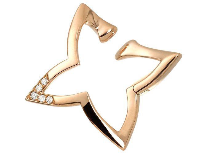 Louis Vuitton Ombre Blossom Diamond Ear Cuff Golden - Ansicht 2