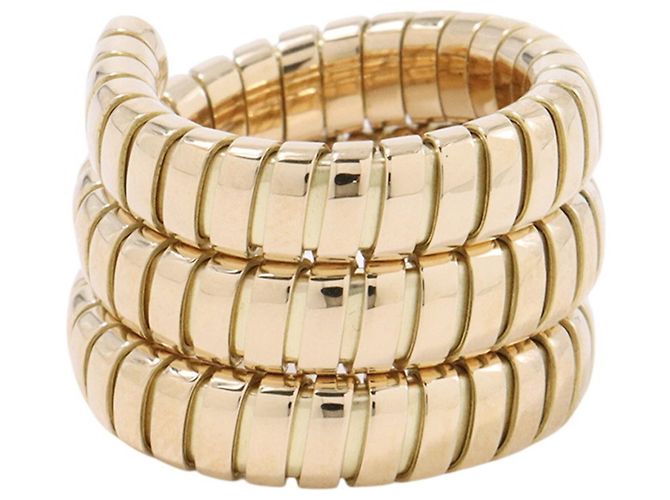 Bulgari Anello Tubogas in oro giallo 18K Bvlgari D'oro - vista 2