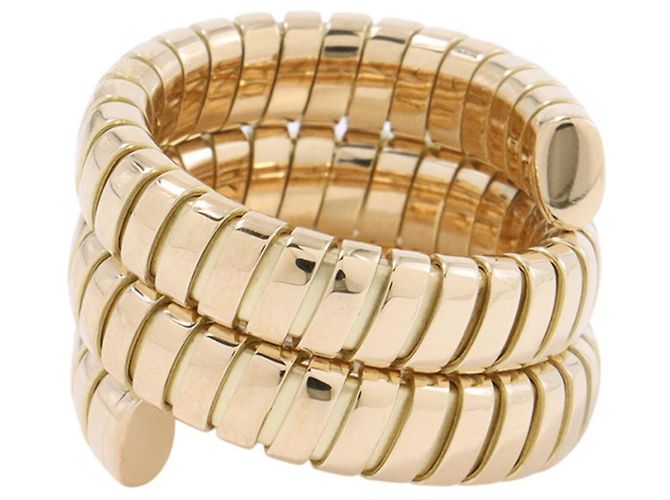 Bulgari Anello Tubogas in oro giallo 18K Bvlgari D'oro - vista 3