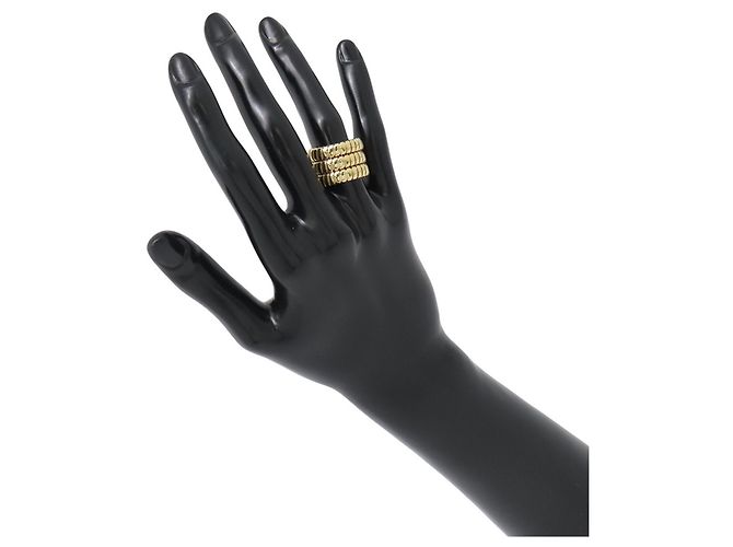 Bulgari Anello Tubogas in oro giallo 18K Bvlgari D'oro - vista 4