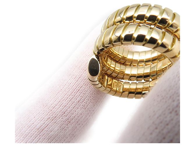 Bulgari Anello Tubogas in oro giallo 18K Bvlgari D'oro - vista 5