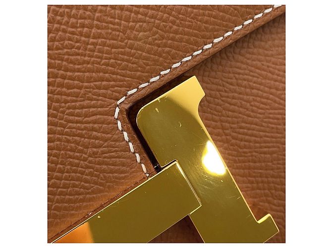 Hermès Hermes Constance Elan Miroir Gold Handtasche Braun - Ansicht 10