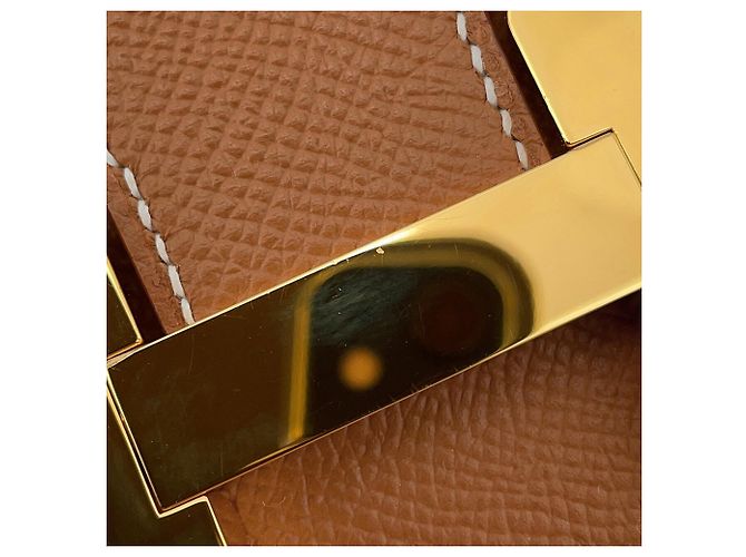 Hermès Hermes Constance Elan Miroir Gold Handtasche Braun - Ansicht 11