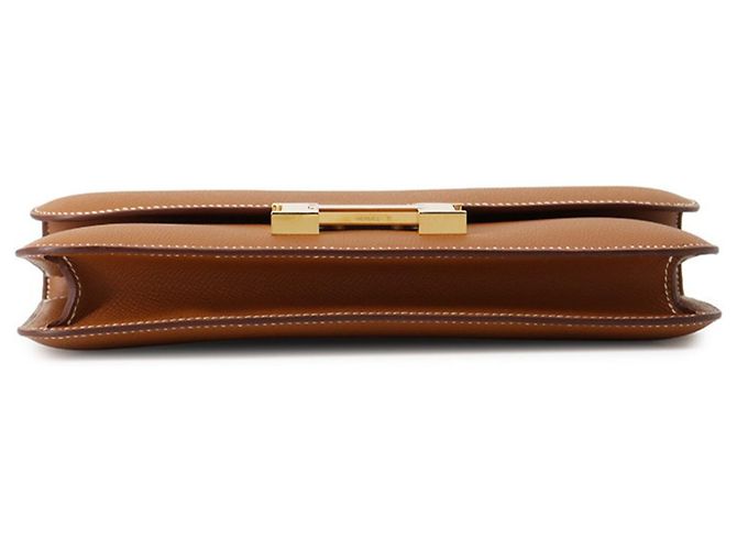 Hermès Hermes Constance Elan Miroir Gold Handtasche Braun - Ansicht 3