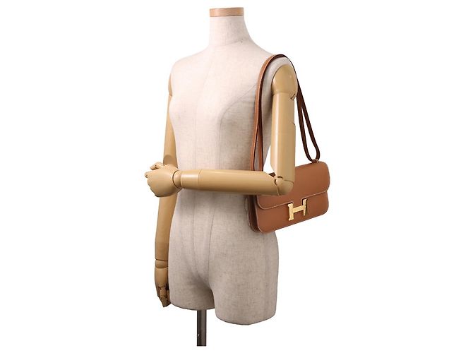 Hermès Hermes Constance Elan Miroir Gold Handtasche Braun - Ansicht 4